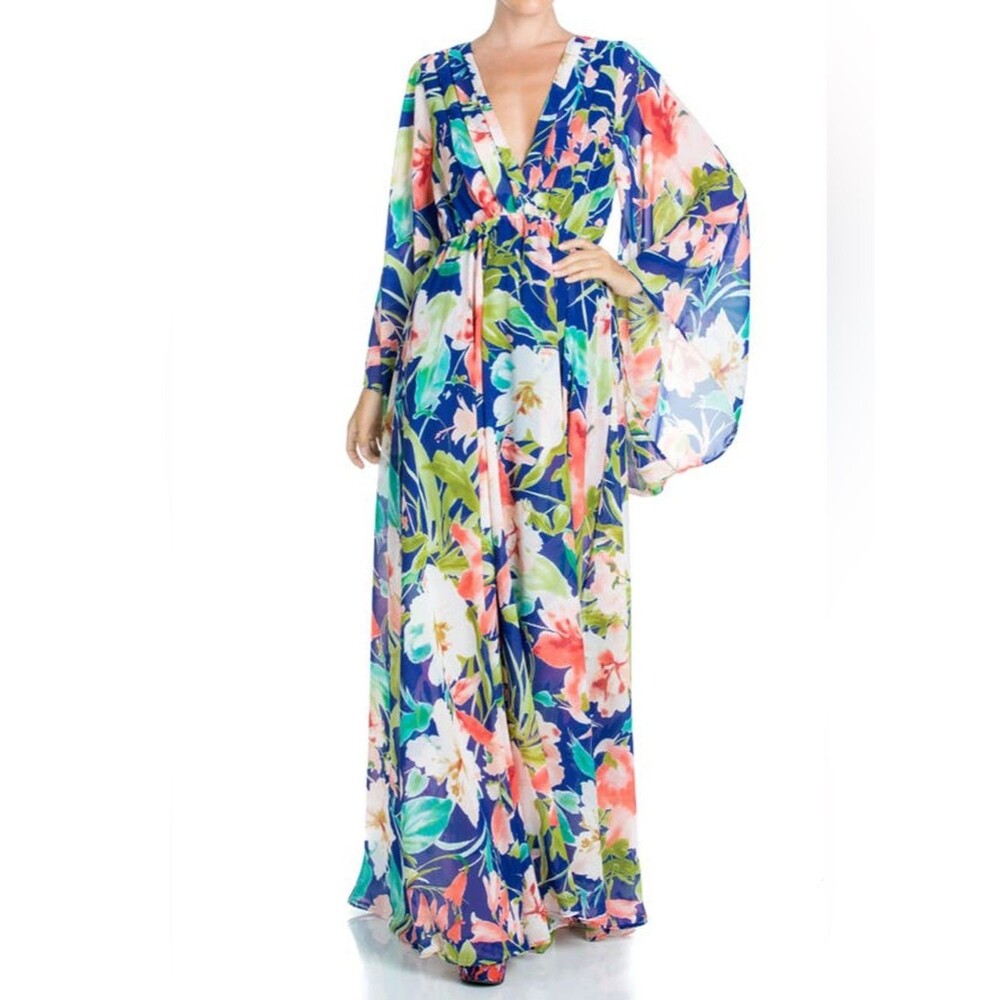 Meghan Los Angeles Floral Maxi Dress NWT Size Small